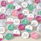 Big Dot of Happiness Just Engaged - Colorful - Engagement Party Small Round Candy Stickers - Party Favor Labels - 324 Count